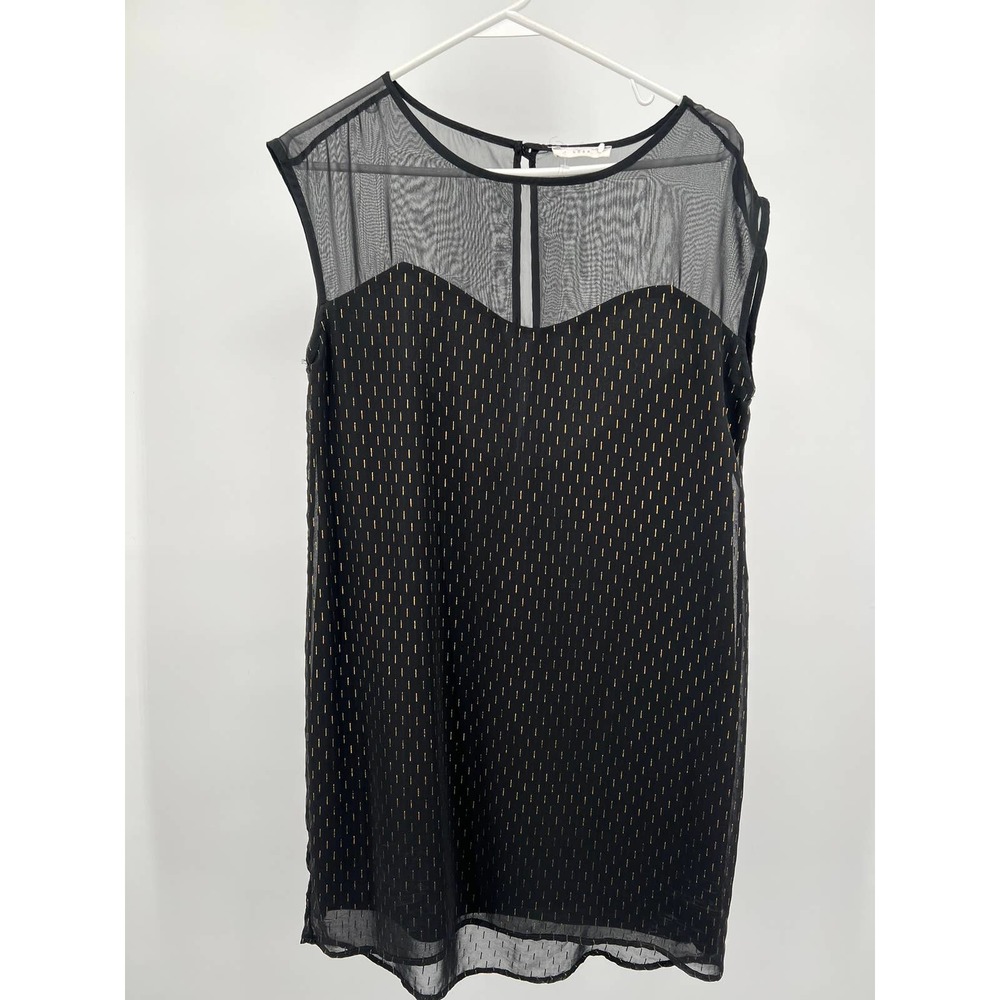ANTRHOPOLOGIE LUSH CREPE SHIFT DRESS SIZE MEDIUM